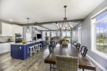 Open Concept Kitchen, Living Room and Dining Room